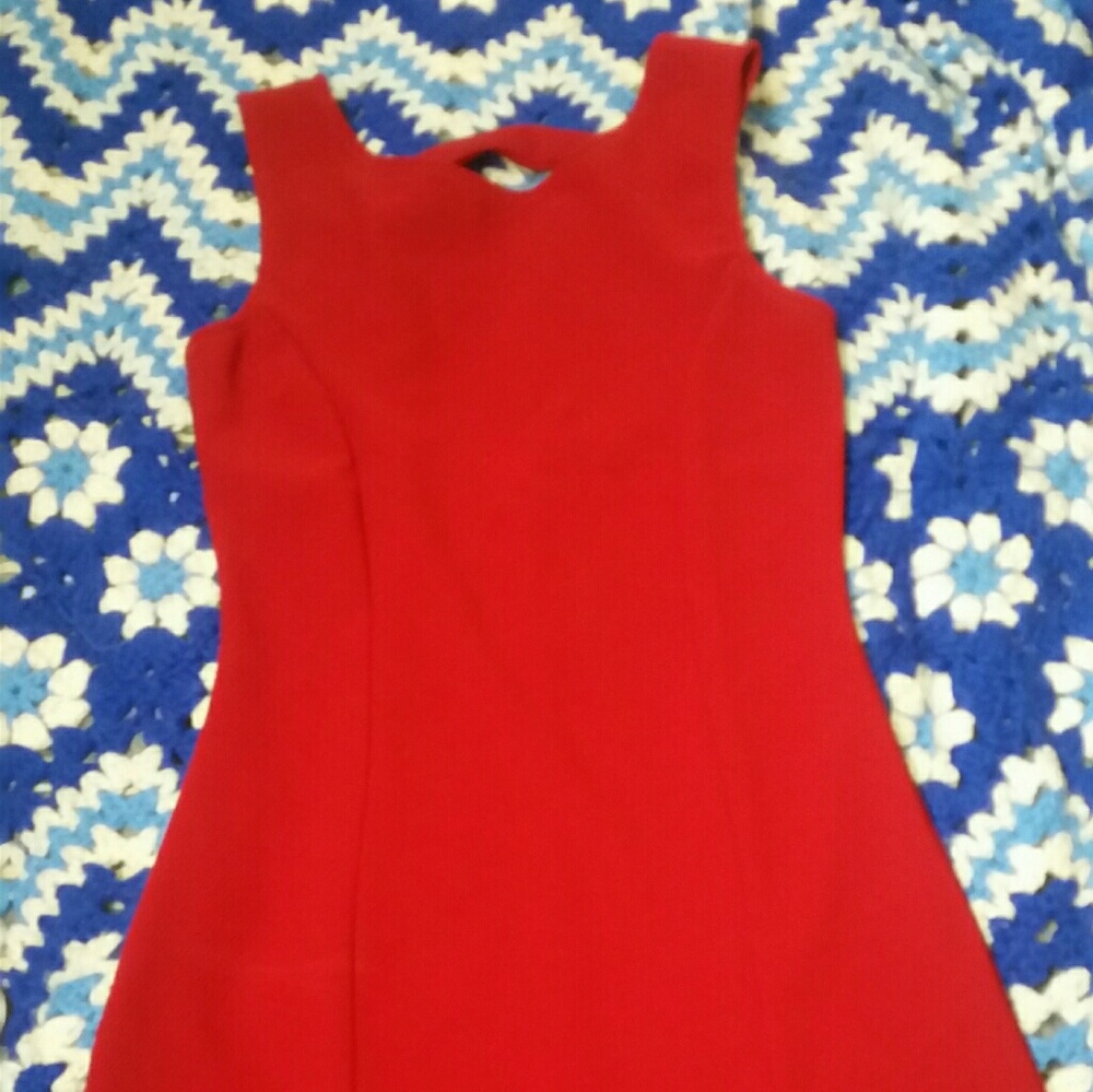 Red dress